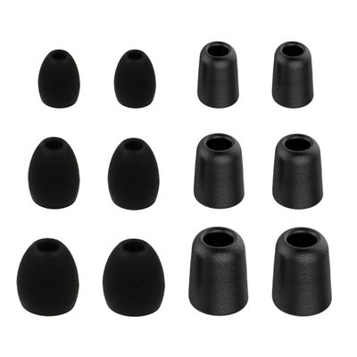 12pcs (BMF-BPH)- S/M/L Premium Memory Foam and Round Replacement Earbuds Ear Tips Compatible with Jaybird X4, X3, Freedom F5 and Jaybird Run Wireless in Ear Earphones Headphones