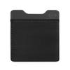 Smartish Silk Stick-on Phone Wallet - Sidecar Slim Expandable Credit Card Pocket - Fits iPhone and Android (Midnight Black) view 1