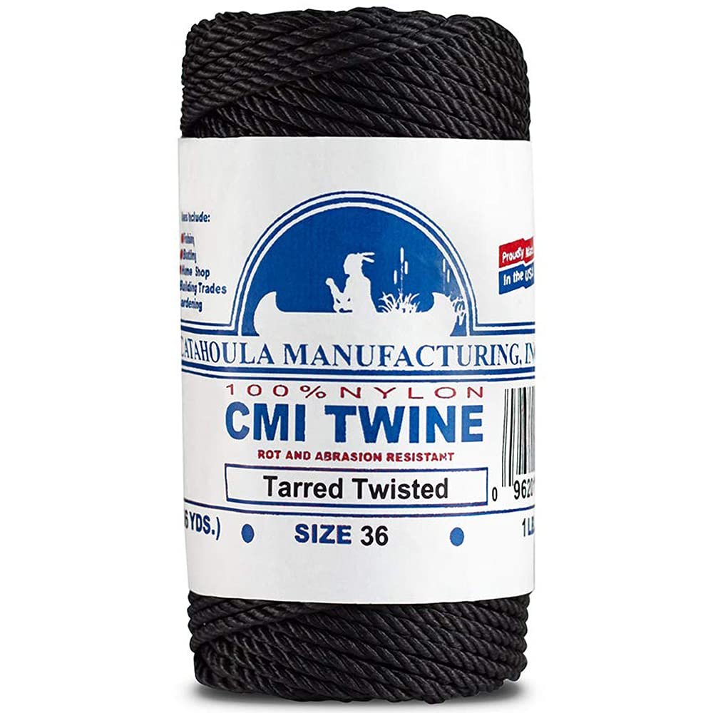 Catahoula Tarred, Twisted, Nylon Twine, 72 (1 lb)