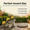 Solar Powered Turtles on Log Outdoor Accent Lighting LED Garden Light Decor view 2