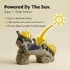 Solar Powered Turtles on Log Outdoor Accent Lighting LED Garden Light Decor view 3