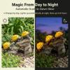 Solar Powered Turtles on Log Outdoor Accent Lighting LED Garden Light Decor view 4