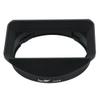Haoge Bayonet Square Metal Lens Hood Shade with Cap for Fujifilm Fuji Fujinon XF16mmF1.4 XF 16mm F1.4 R WR Wide Angle on X-Pro2 X-Pro1 X-T2 X-T1 X-T20 X-T10 X-E2S X-A5 X-A20 X-E3 X-H1 Replace LH-XF16 view 3