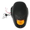 1 Factory Radio Black 3" Water Resistant Surface Mount Satellite Speaker Amber LED Lighting 12V view 2