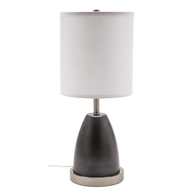 House of Troy RU751-GT Rupert 21 inch 100 watt Granite with Satin Nickel Table Lamp Portable Light