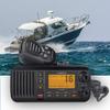 Uniden UM435BK Advanced Fixed Mount VHF Marine Radio, All USA/International/Canadian Marine Channels including new 4-Digit, CDN B Channels, 1 Watt/25 Watt Power, Waterproof IPX8 Submersible, Black view 3