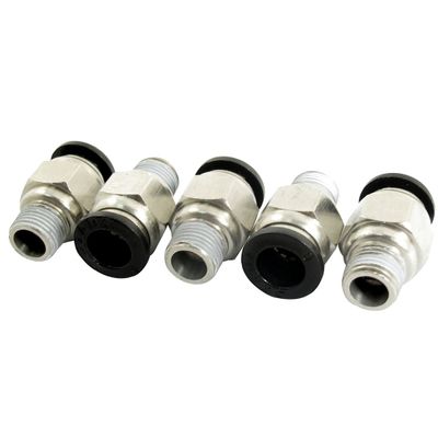 uxcell Pneumatic Fittings 8mm Tube to 1/8BSP Male Straight Connector 5 Pcs