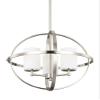 Sea Gull Lighting-Alturas 3-Light Chandelier in Transitional Style-Brushed Nickel Finish-LED Lamping Type view 1