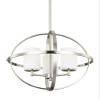 Sea Gull Lighting-Alturas 3-Light Chandelier in Transitional Style-Brushed Nickel Finish-LED Lamping Type view 2