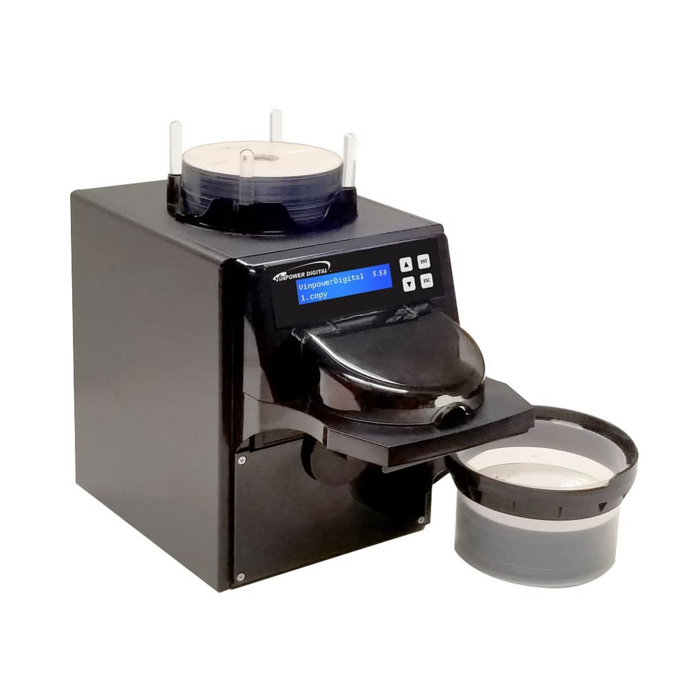 Vinpower Digital MiniLoader 1 Target DVD CD Automated Duplicator 50 Disc Capacity with 1TB Hard Drive