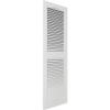 Ekena Millwork Lifetime Vinyl LL1S14X06000WH Standard Cathedral Top Center Mullion, Open Louver Vinyl Shutters, w/Installation Shutter-Lok's & Matching Screws (Per Pair), 14 1/2"W x 60"H, White view 3
