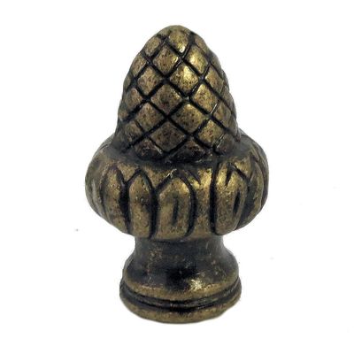 Antique Brass Acorn Lamp Shade Finial