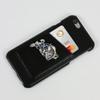 Guard Dog Leather Credit Card Holder/Phone Wallet with RFID Protection - Navy Midshipmen view 3