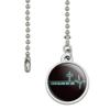 Jesus Saved My Life EKG Heart Rate Pulse Religious Christian Ceiling Fan view 2