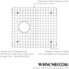 Whitehaus WHNCMD5221G-SS Sink Grid, Stainless Steel view 3