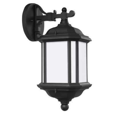 Generation Lighting 84530EN3-12 1-Light Kent Traditional Outdoor Wall Lamp Black 84530EN3-12, Outdoor Light is Lovely Wall Lamp for Outdoor Decor, Wall Light Fixture Uses Standard or LED Light Bulb