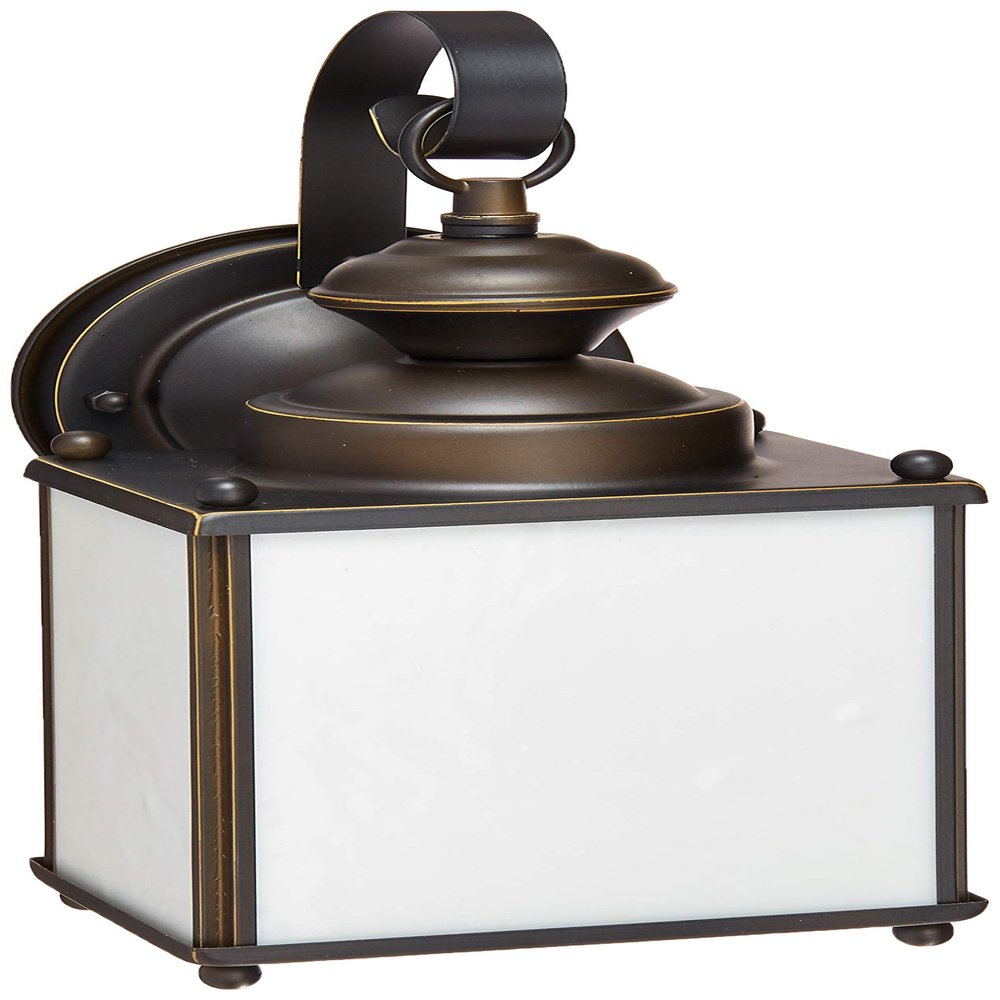 Generation Lighting 84157DEN3-71 Jamestowne Outdoor Wall Sconce, 1-Light LED 9.5 Watts, Antique Bronze, Medium