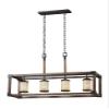 Generation Lighting 6613304EN3-846 Dunning Chandelier, 4-Light LED 38 Total Watts, Stardust, 24.88x36.00x11.00, 300 Total Watts, Steel Construction, Clear Seeded Glass Diffusers view 1