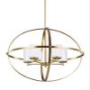 Generation Lighting 3124605EN3-848 Alturas Five - Light Chandelier Hanging Modern Fixture, Satin Brass view 1