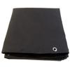 Sunbrella Tarp, Black w/Reinforced Edging & #4 1/2" Nickel Plated Brass Rolled Rim Spur Grommets (4' X 8' Feet) view 4