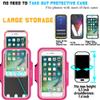 smartlle Arm Phone Holder for Running, Armband Cellphone for iPhone 15 14 13 12 11 Pro Max/XR/8 7 6s Plus, for Galaxy A/S/Note Up to 6.9, for Exercise Gym Fitness Sports Gear -Pink view 4