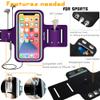 smartlle Arm Phone Holder for Running, Armband Cellphone for iPhone 15 14 13 12 11 Pro Max/XR/8 7 6s Plus, Galaxy A/S/Note Up to 6.9, for Exercise Gym Fitness Sports Gear-Purple view 2