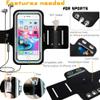smartlle Arm Phone Holder for Running, Armband Cellphone for iPhone 15 14 13 12 11 Pro Max/XR/8 7 6s Plus, for Galaxy A/S/Note Up to 6.9, for Exercise Gym Fitness Sports Gear-Black view 2