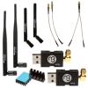 Nooelec Dual-Band NESDR Nano 3 Premium ADS-B (978MHz UAT & 1090MHz 1090ES) Bundle for Stratux, Avare, Foreflight, FlightAware & Other Applications. Includes 2 SDRs, 4 Antennas, 5 Adapters. view 1