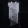 FlavorThings Faux Crystal Sparkling Iridescent Spiral Beaded Chandelier,Swirling Chandelier Great idea for Wedding Centerpieces Decorations and Any Event Party Decor,W8.5 H48 view 2