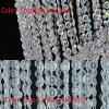 FlavorThings Faux Crystal Sparkling Iridescent Spiral Beaded Chandelier,Swirling Chandelier Great idea for Wedding Centerpieces Decorations and Any Event Party Decor,W8.5 H48 view 3