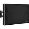 Garnetics Outdoor TV Cover 43 Inch  Waterproof, Weatherproof TV Enclosures with Smart Shield Screen Protectors, Ideal for Outdoor Use, Moving, and Storage - Black view 1