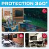 Garnetics Outdoor TV Cover 43 Inch  Waterproof, Weatherproof TV Enclosures with Smart Shield Screen Protectors, Ideal for Outdoor Use, Moving, and Storage - Black view 4