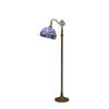 WERFACTORY Floor Lamp Tiffany Style Blue Purple Stained Glass Arched Lamp view 4
