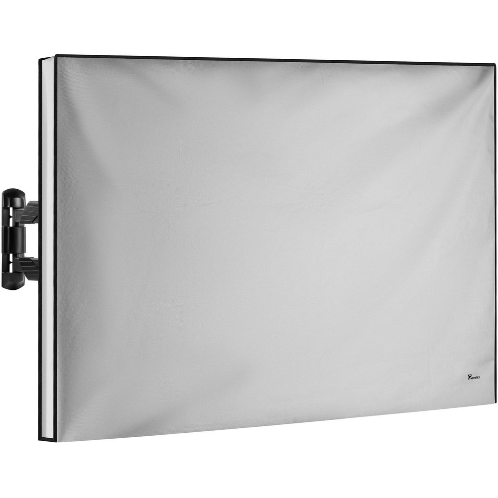 Garnetics Outdoor TV Cover 32 Inch Waterproof, Weatherproof TV Enclosures with Smart Shield Screen Protectors, Ideal for Outdoor Use, Moving, and Storagee - Gray