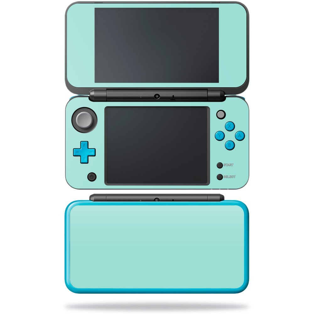 MightySkins Skin Compatible with Nintendo New 2DS XL - Solid Seafoam | Protective, Durable, and Unique Vinyl Decal wrap Cover | Easy to Apply, Remove, and Change Styles | Made in The USA