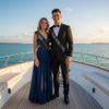 Prom Royalty Black Satin Sash with Gold Imprint- 3 Inches x 72 Inches view 3