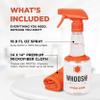 WHOOSH! Pro 16.9 fl oz Refillable TV Screen Cleaner & Microfiber Cloth - Streak-Free Cleaner for Flat Screens, OLED, LCD, Smart TV, Monitors - Non-Toxic, Odorless - Electronics Cleaning Kit view 2