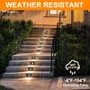 CLOUDY BAY 120V Dimmable LED Step Light,3000K Warm White 3W 100lm,Indoor Outdoor Stair Light,Oil Rubbed Bronze,3 Pack view 3