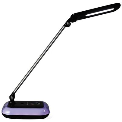 OttLite Glow LED Desk Lamp with USB Charging Port - Portable, Adjustable, Desk Light,Black