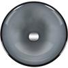 Novatto NERA Glass Vessel Bathroom Sink Set with Brushed Nickel Drain view 3