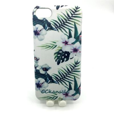 CCKANSCLE Phone Case, Scrub Flowers Phone Case for iPhone 7/8 (White)