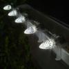 Wintergreen Lighting 25 C7 Opticore Cool White Heavy Duty Christmas Lights Outdoor Commercial Bulbs with 18 Gauge Green Wire (25 ft) view 2
