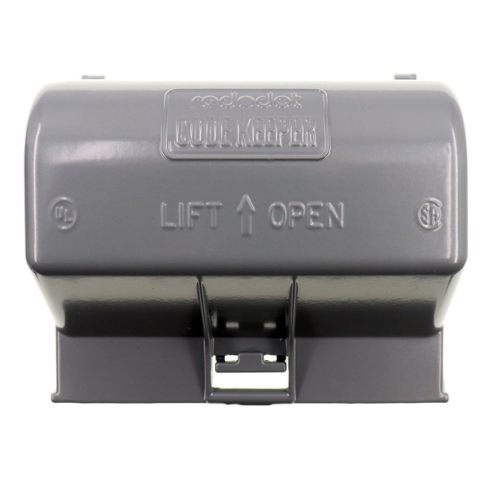 Red Dot CKMU Outlet Box While-In-Use Cover, Universal, 1 Gang, 3-1/4-Inch Inside Depth, Powder Coated