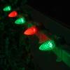 Wintergreen Lighting 50 C7 OptiCore Commercial Red and Green Christmas Lights - Durable Outdoor LED Bulbs for Holiday Displays, Heavy Duty Green Wire (50 ft) view 2