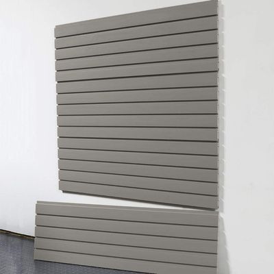 StoreWALL Heavy Duty 4' ft. Slatwall Panels (Set of 4 Panels, Covers 20 sq. ft.) (Weathered Grey)