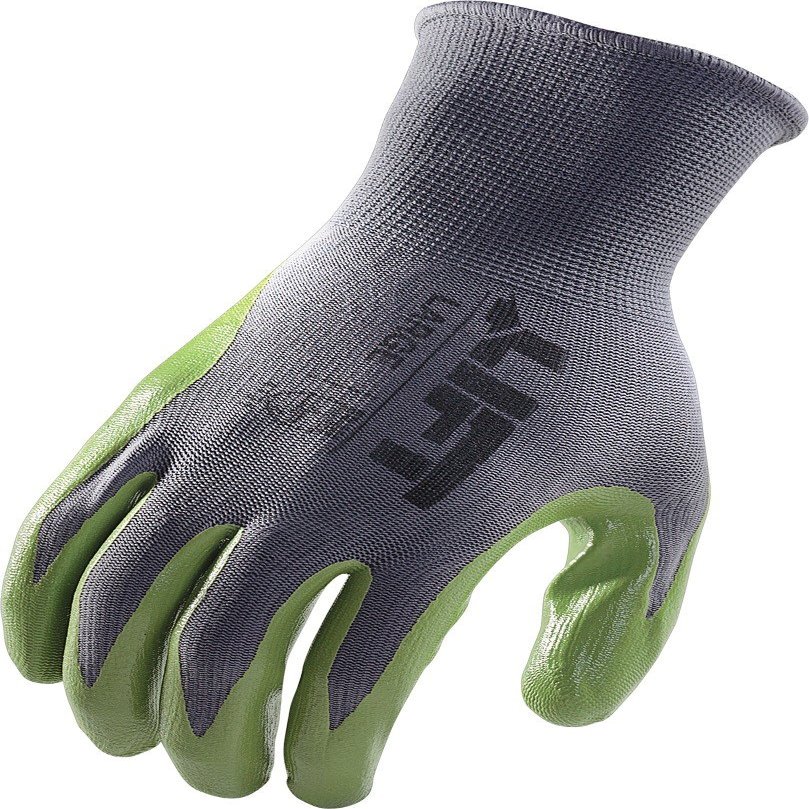LIFT Safety Palmer Nitrile Gloves (Green, Medium)