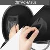 Geekria Shield Headphones Case Compatible with Sony WH-1000XM4, WH-1000XM3, WH-CH720n, Replacement Protective Hard Shell Carrying Bag with Cable Storage (Microfiber Grey) view 2