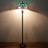 WERFACTORY Tiffany Floor Lamp 64 Inch Stained Glass Standing Reading Light view 3