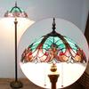 WERFACTORY Tiffany Floor Lamp 64 Inch Stained Glass Standing Reading Light view 4