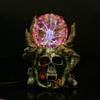 Aibote Magic Skull Head Glass Lightning Plasma Ball Touch Sensitive Night Light Lamp Bedroom Home Parties Decorations Novelty Toy view 1